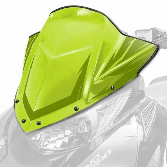 8639-220 - WINDSHIELD, PROCROSS, MID PERFORMANCE - HYPER GREEN