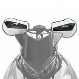 8639-468 - HANDGUARDS, FLEX-TEC G3 W/MOUNTS - WHITE (PAIR) - ARCTIC CAT PARTS