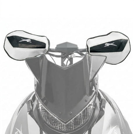8639-468 - HANDGUARDS, FLEX-TEC G3 W/MOUNTS - WHITE (PAIR) - ARCTIC CAT PARTS