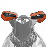 8639-470 - HANDGUARDS, FLEX-TEC G3 W/MOUNTS - ORANGE (PAIR) - ARCTIC CAT PARTS