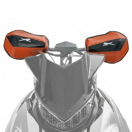 8639-470 - HANDGUARDS, FLEX-TEC G3 W/MOUNTS - ORANGE (PAIR) - ARCTIC CAT PARTS