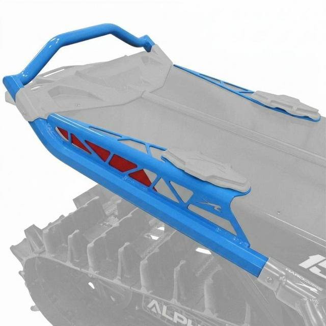 8639-483 - BUMPER, EVO REAR - SKYE BLUE (ZR 137, M 154) - ARCTIC CAT PARTS