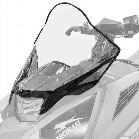 8639-504 - WINDSHIELD, BLAST, MID - SMOKE TINT - ARCTIC CAT PARTS