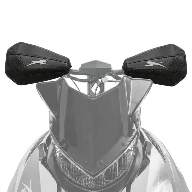8639-510 - HANDGUARDS, FLEX-TEC LITE W/MOUNTS - BLACK (PAIR) - ARCTIC CAT PARTS
