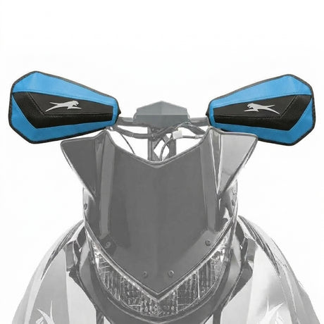 8639-511 - HANDGUARDS, FLEX-TEC LITE W/MOUNTS - SKYE BLUE (PAIR) - ARCTIC CAT PARTS