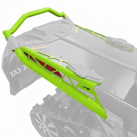 8639-517 - BUMPER, EVO REAR - MED GREEN (ZR 129, M 146) - ARCTIC CAT PARTS