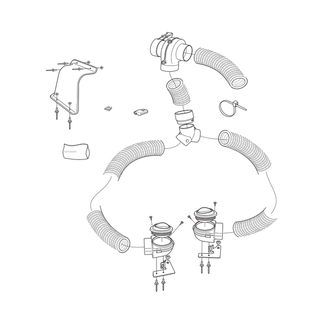 864-01 - ACC, SERVICE BRAKE COOLING - HD (2010-2019) - ARGO PARTS 