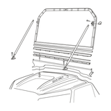 900-0039 - ACC, WINDSHIELD FOLDING - AURORA (2019 ONLY) - ARGO PARTS 