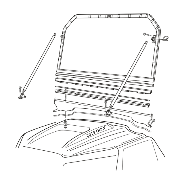 900-0039 - ACC, WINDSHIELD FOLDING - AURORA (2019 ONLY) - ARGO PARTS 