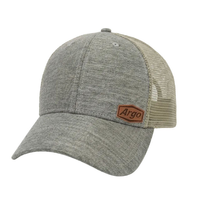 900-0152-100 - CAP, LO-PRO GREY HEATHERED TRUCKER ARGO - ARGO CLOTHING