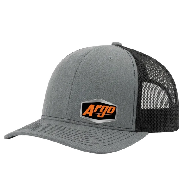 900-0154-100 - CAP, HEATHER GREY/BLACK ARGO - ARGO CLOTHING