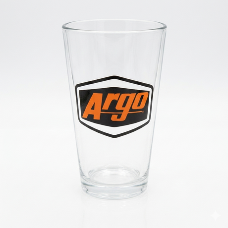 900-0160-100 - GLASS, 16 OZ PINT CLEAR ARGO - ARGO GIFTS