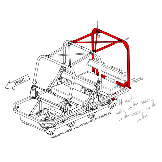 956-16 - ACC, ROPS, 4 PERSON - PRO/XT - ARGO PARTS 