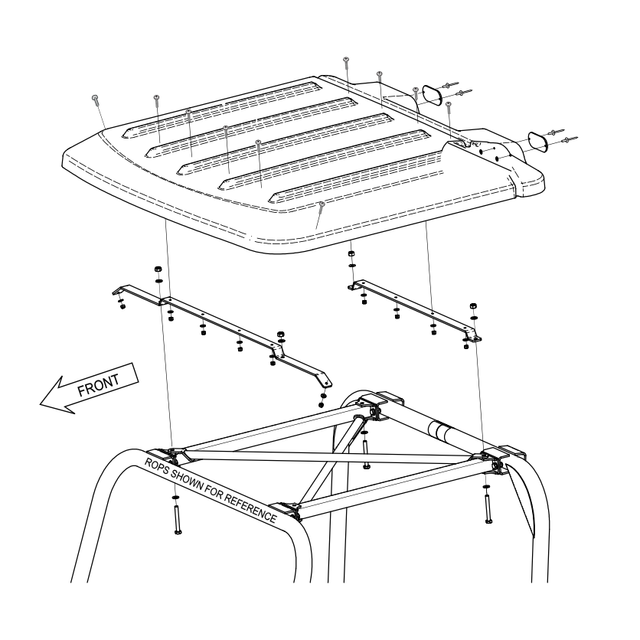 958-102 - ACC, HARD TOP, 2 PERSON - CONQUEST/XT - ARGO PARTS 