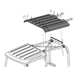 958-104 - ACC, HARD TOP, REAR - CONQUEST/XT - ARGO PARTS 