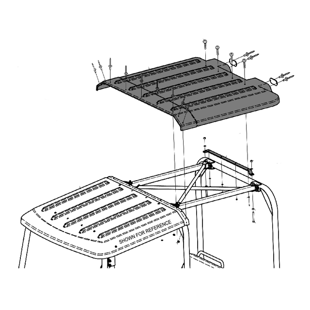 958-104 - ACC, HARD TOP, REAR - CONQUEST/XT - ARGO PARTS 