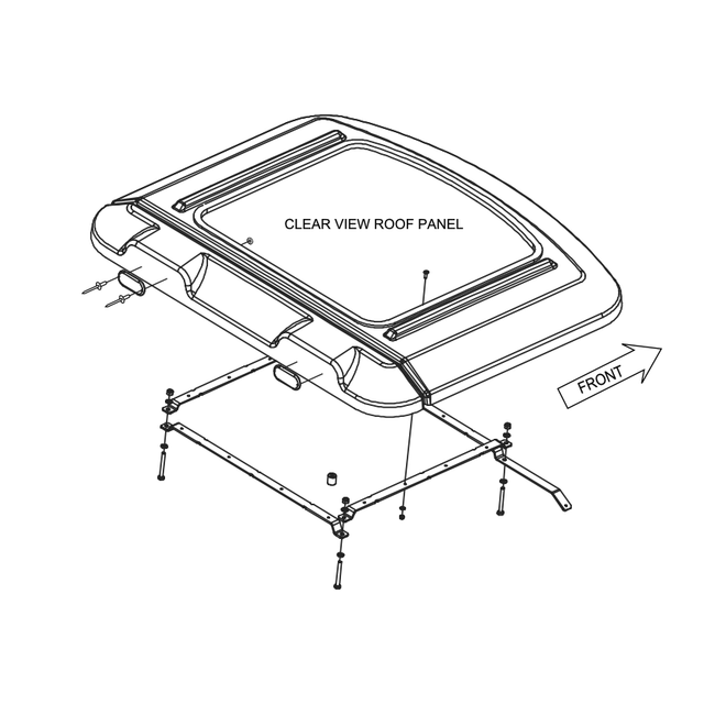 958-317 - ACC, HARD TOP, LINEMAN - CONQUEST/XT - ARGO PARTS 