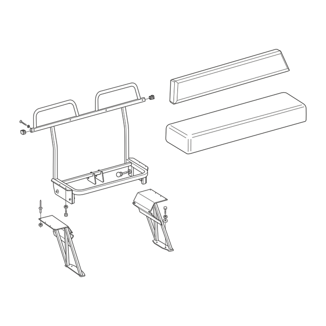 958-70 - ACC, REAR BENCH - PRO/XT - ARGO PARTS 