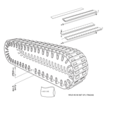 958-88-NE - ACC, 18" RUBBER TRACK SET - STANDARD DUTY - XT - NO EXT - ARGO PARTS 