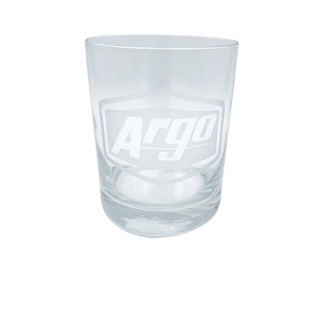 995-0204-100 - GLASS, 14OZ OLD FASHION SATIN FROST ARGO - ARGO GIFTS