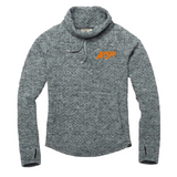 PULLOVER, WOMENS, QUILTED COWL STEEL ARGO - ARGO CLOTHING