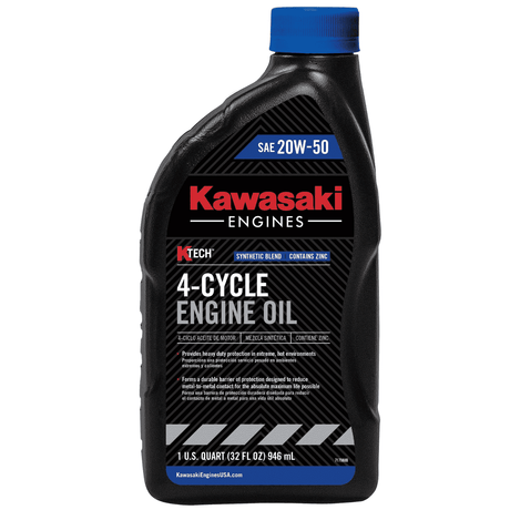 99969-6298 - ENGINE OIL, SEMI-SYNTHETIC 4 CYCLE 20W-50 320Z. - KAWASAKI