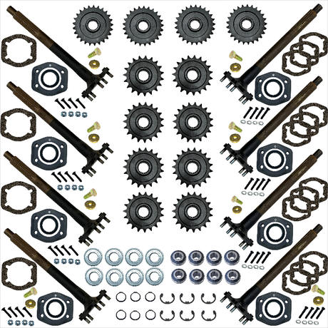 BAK-401HDB-AM - 1.25" TO 1.375" BEARING &amp; AXLE UPGRADE - ENHANCED KIT (2010-2016) - ARGO PARTS