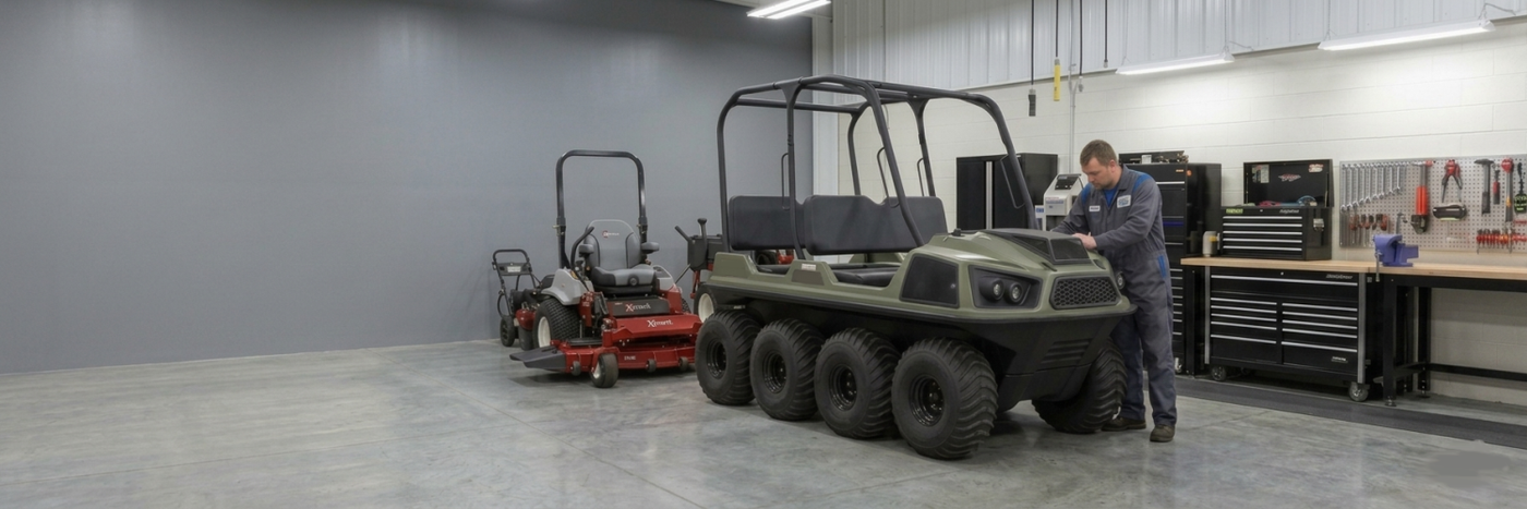 Argo Aurora 8x8 in Fleet repair