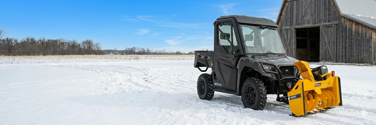 Rammy Snowblower on Arctic Cat Prowler UTV