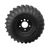 ST10002C-STD-RIGHT - WHEEL & SERWA TIRE, 24X10-8, 8" STD STEEL RIM