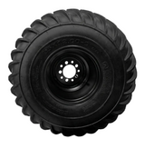 WHEEL & SERWA TIRE, 25x12-9, 9" OFFSET STEEL RIM