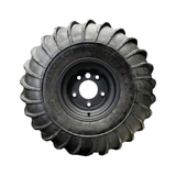 ST127-179L - WHEEL & SERWA TIRE, 22x10-8 AT189, 8" STD STEEL RIM - LEFT (MOUNTED)