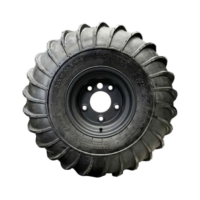 ST127-179L - WHEEL & SERWA TIRE, 22x10-8 AT189, 8" STD STEEL RIM - LEFT (MOUNTED)